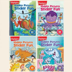 Hidden Pictures Sticker Fun 4-Book Set