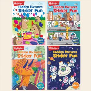 Hidden Pictures Sticker Fun Vol 2 4-Book Set